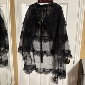 Claire’s Lace skirt with ribbon in front to tie
